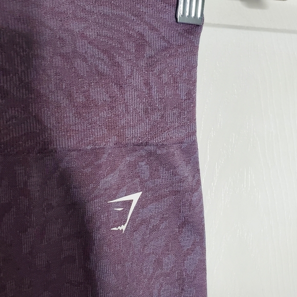 Gymshark Purple High Rise Adapt Animal Seamless Tight Leggings - Picture 4 of 7